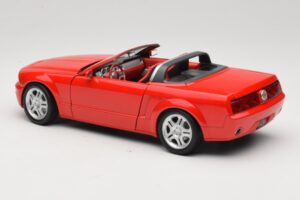 Ford Mustang S197 GT Convertible Red Beanstalk Group 1:18 FOR10016R Diecast - image 7 of 8
