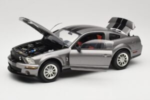 Ford Mustang S197 Shelby GT500 40th Anniversary Grey Shelby Collectibles 1:18 DC075005 Diecast - image 2 of 8
