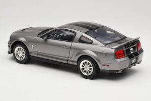 Ford Mustang S197 Shelby GT500 40th Anniversary Grey Shelby Collectibles 1:18 DC075005 Diecast - image 7 of 8