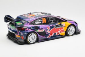 Ford Puma Rally1 #19 S. Loeb / I. Galmiche Rally Monte Carlo Winner 2022 IXO 1:18 18RMC110 Diecast - image 2 of 6