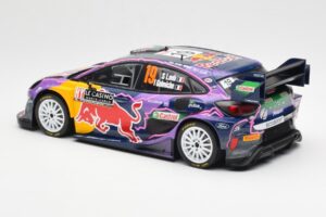 Ford Puma Rally1 #19 S. Loeb / I. Galmiche Rally Monte Carlo Winner 2022 IXO 1:18 18RMC110 Diecast - image 5 of 6