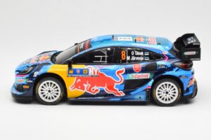 Ford Puma Rally1 #8 O. Tanak / M. Jarveoja 3rd Rally Central Europe 2023 IXO 1:18 18RMC187 Diecast - image 3 of 6