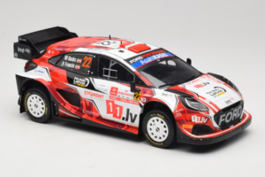 Ford Puma Rally1 WRC #22 M-Sport Ford World Rally Team M. Sesks / R. Francis Rally Poland 2024 IXO 1:18 18RMC215 Diecast - image 4 of 6