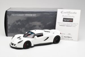 Hennessey Venom GT White AUTOart 1:18 75404 Diecast - image 8 of 8