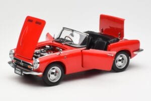 Honda S800 Roadster Red AUTOart 1:18 73276 Diecast - image 2 of 8