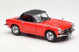 Honda S800 Roadster Red AUTOart 1:18 73276 Diecast - image 6 of 8