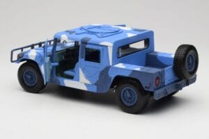 Hummer H1 Humvee Blue & White Motormax 1:18 73157 Diecast - image 5 of 8