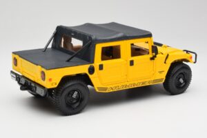 Hummer H1 Soft Top Yellow Maisto 1:18 56041 Diecast - image 3 of 8