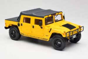 Hummer H1 Soft Top Yellow Maisto 1:18 56041 Diecast - image 6 of 8