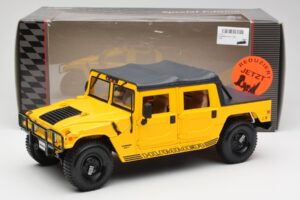 Hummer H1 Soft Top Yellow Maisto 1:18 56041 Diecast - image 8 of 8
