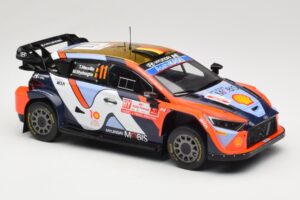 Hyundai i20 N Rally1 #11 Hyundai Shell Mobis WRT T. Neuville / M. Wydaeghe Rally Poland 2024 IXO 1:18 18RMC214 Diecast - image 3 of 6
