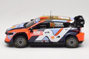 Hyundai i20 N Rally1 #11 Hyundai Shell Mobis WRT T. Neuville / M. Wydaeghe Rally Poland 2024 IXO 1:18 18RMC214 Diecast - image 5 of 6