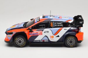 Hyundai i20 N Rally1 #8 Hyundai Shell Mobis WRT O. Tanak / M. Jarveoja Rally Chile 2024 IXO 1:18 18RMC223 Diecast - image 3 of 6