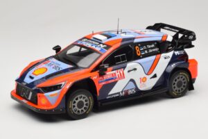 Hyundai i20 N Rally1 #8 Hyundai Shell Mobis WRT O. Tanak / M. Jarveoja Rally Chile 2024 IXO 1:18 18RMC223 Diecast