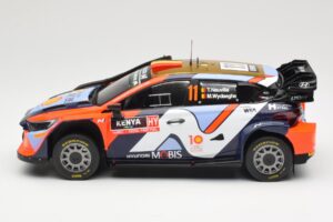 Hyundai i20 N Rally1 WRC Hybrid #11 T. Neuville / M. Wydaeghe Safari Rally Kenya 2024 IXO 1:18 18RMC208 Diecast - image 3 of 6