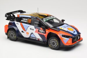Hyundai i20 N Rally1 WRC Hybrid #11 T. Neuville / M. Wydaeghe Safari Rally Kenya 2024 IXO 1:18 18RMC208 Diecast - image 4 of 6