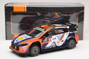 Hyundai i20 N Rally1 WRC Hybrid #11 T. Neuville / M. Wydaeghe Safari Rally Kenya 2024 IXO 1:18 18RMC208 Diecast - image 6 of 6
