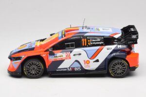 Hyundai i20 N Rally1 #11 T. Neuville / M. Wydaeghe Rally Japan WRC World Champion 2024 IXO 1:18 18RMC228 Diecast - image 3 of 6