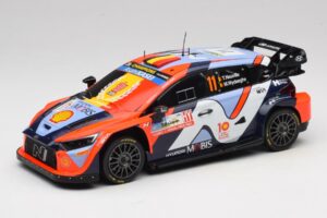 Hyundai i20 N Rally1 #11 T. Neuville / M. Wydaeghe Rally Japan WRC World Champion 2024 IXO 1:18 18RMC228 Diecast