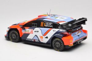 Hyundai i20 N Rally1 #11 T. Neuville / M. Wydaeghe Rally Japan WRC World Champion 2024 IXO 1:18 18RMC228 Diecast - image 5 of 6