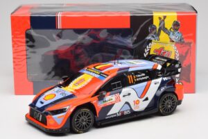 Hyundai i20 N Rally1 #11 T. Neuville / M. Wydaeghe Rally Japan WRC World Champion 2024 IXO 1:18 18RMC228 Diecast - image 6 of 6