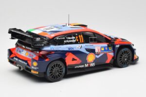 Hyundai i20 N Rally1 WRC #11 T. Neuville / M. Wydaeghe Central European Rally Winner 2023 IXO 1:18 18RMC193 Diecast - image 2 of 6