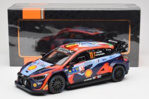 Hyundai i20 N Rally1 WRC #11 T. Neuville / M. Wydaeghe Central European Rally Winner 2023 IXO 1:18 18RMC193 Diecast - image 6 of 6