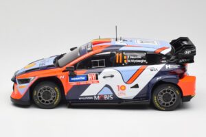 Hyundai i20 N Rally1 #11 T. Neuville / M. Wydaeghe Rally Sweden 2024 IXO 1:18 18RMC201 Diecast - image 3 of 6