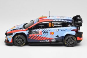 Hyundai i20 N Rally1 WRC #11 T. Neuville / M. Wydaeghe Rally Monte Carlo Winner 2024 IXO 1:18 18RMC194 Diecast - image 3 of 6