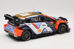 Hyundai i20 N WRC #16 A. Fourmaux / A. Coria Rally Monte Carlo Night Version 2025 IXO 1:18 18RMC230B Diecast - image 2 of 6