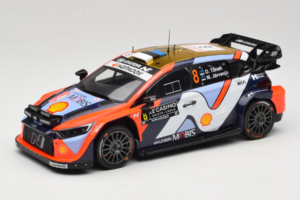 Hyundai i20 N WRC #16 A. Fourmaux / A. Coria Rally Monte Carlo Night Version 2025 IXO 1:18 18RMC230B Diecast