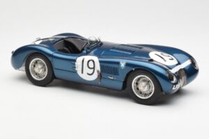 Jaguar C-Type #19 J. Stewart Ecurie Ecosse Goodwood Members Meeting 1954 CMC 1:18 M-192 Diecast - image 4 of 6