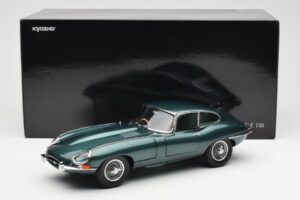 Jaguar E-Type 3.8 Series 1 Dark Green Kyosho 1:18 08954DG Diecast - image 8 of 8