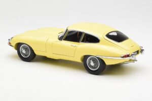 Jaguar E-Type 3.8 Series 1 Light Yellow Kyosho 1:18 08954LY Diecast - image 7 of 8