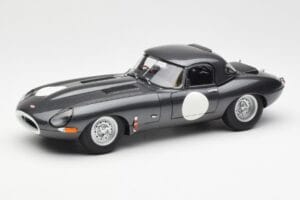 Jaguar E-Type Series 1 Coupe Lightweight Dark Grey AUTOart 1:18 73647 Diecast
