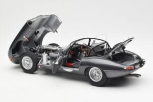 Jaguar E-Type Series 1 Coupe Lightweight Dark Grey AUTOart 1:18 73647 Diecast - image 5 of 8