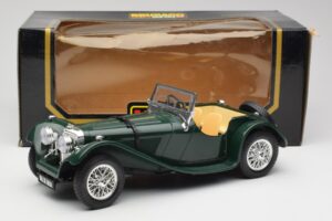 Jaguar SS 100 Roadster Green Bburago 1:18 3006 Diecast - image 8 of 8