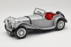 Jaguar SS100 Silver Bburago 1:18 3006-M2 Diecast