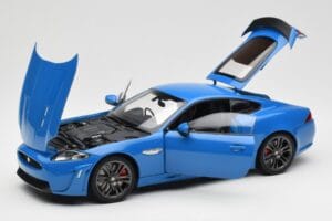 Jaguar XKR-S X150 French Racing Blue AUTOart 1:18 73641 Diecast - image 2 of 8