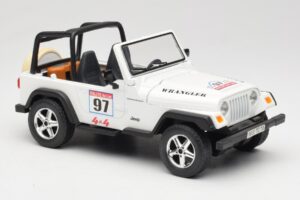 Jeep Wrangler Rallye #97 Beige Solido 1:18 9012 Diecast - image 4 of 6