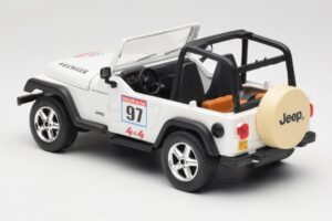 Jeep Wrangler Rallye #97 Beige Solido 1:18 9012 Diecast - image 5 of 6