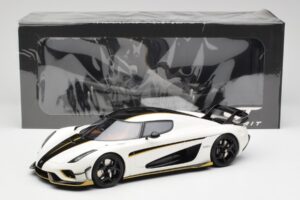 Koenigsegg Regera Crystal White GT Spirit 1:18 GT913 Resin - image 6 of 6