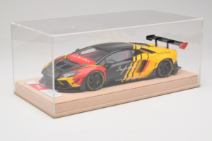 Lamborghini Aventador Liberty Walk Infinite Black Yellow Timothy & Pierre 1:18 REMC035 Diecast - image 6 of 7