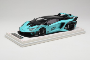 Lamborghini Aventador Liberty Walk LB-Silhouette WORKS GT Evo Mint Green IVY 1:18 REMC001 Resin - image 2 of 7