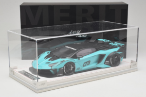 Lamborghini Aventador Liberty Walk LB-Silhouette WORKS GT Evo Mint Green IVY 1:18 REMC001 Resin - image 7 of 7
