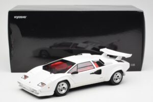 Lamborghini Countach LP500S White Kyosho 1:18 08320E Diecast - image 8 of 8