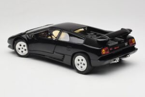 Lamborghini Diablo Black Mira 1:18 6107 Diecast - image 7 of 8