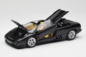 Lamborghini Diablo Roadster Black AUTOart 1:18 70093-R1 Diecast - image 2 of 10
