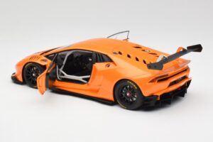 Lamborghini Huracan LP620-2 Super Trofeo Arancio Borealis Pearl Effect Orange AUTOart 1:18 81558 Diecast - image 5 of 8