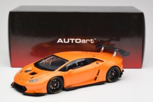 Lamborghini Huracan LP620-2 Super Trofeo Arancio Borealis Pearl Effect Orange AUTOart 1:18 81558 Diecast - image 8 of 8